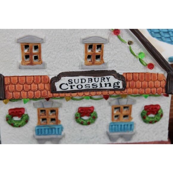 1994 Lemax Dickensvale Christmas Village “Sudbury Crossing” Illuminated House - Picture 2 of 10